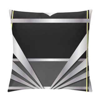 Personality  Art Deco Background And Frame Pillow Covers