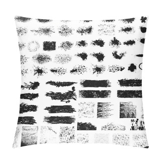 Personality  Large Set Of Grunge Textures Pillow Covers