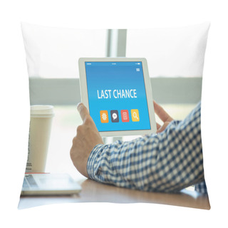 Personality  Man With Digital Tablet Pillow Covers