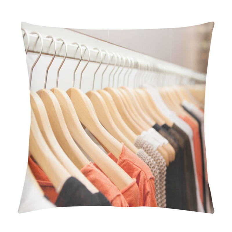 Personality  Clothes On a Rack pillow covers