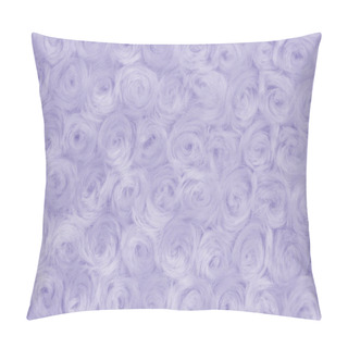 Personality  Pale Purple Rose Plush Fabric Background With Muted Mix Of Shades To Provide Copy-space For Your Message Pillow Covers