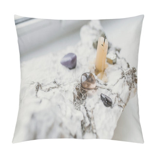 Personality  Different Colorful Stones Pillow Covers