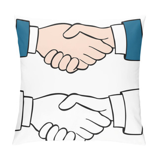 Personality  Handshake Set Pillow Covers