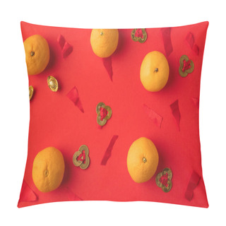 Personality  Oriental Decorations And Tangerines  Pillow Covers