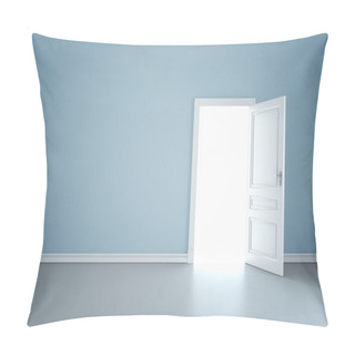 Personality  Wall And Opened Door Pillow Covers