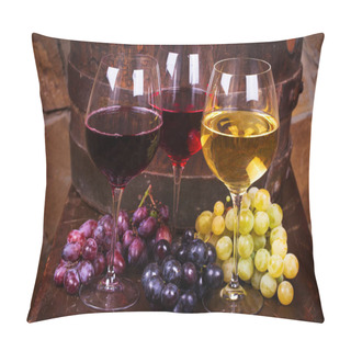 Personality  Wine And Food Pillow Covers