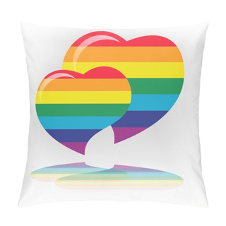 Personality  Two Hearts Pillow Covers