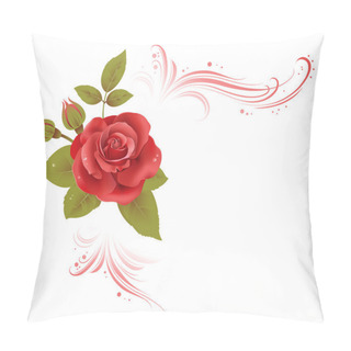 Personality  Invitation Card With Flower Pillow Covers