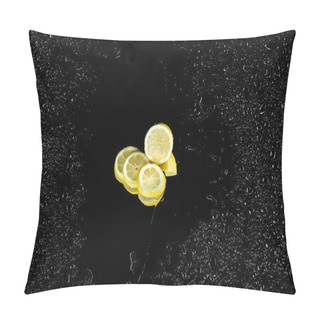 Personality  Sliced Lemon With Water Drops  Pillow Covers