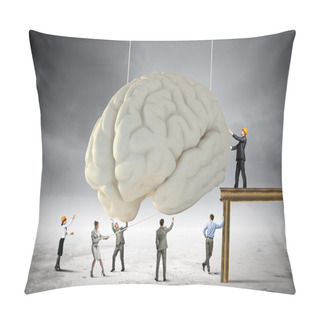 Personality  Brainstorming In Business Team Pillow Covers