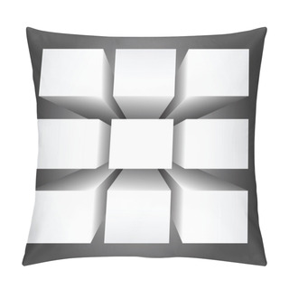 Personality  White Rectangular Banners 3D Pillow Covers