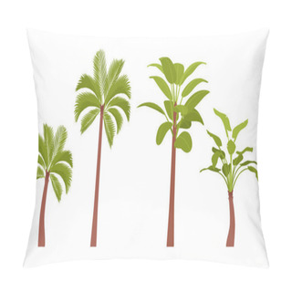 Personality  Palm Trees Set Pillow Covers