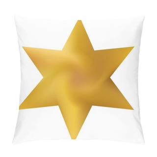 Personality  Chromatic Background In The Form Of Hexagram. Pillow Covers
