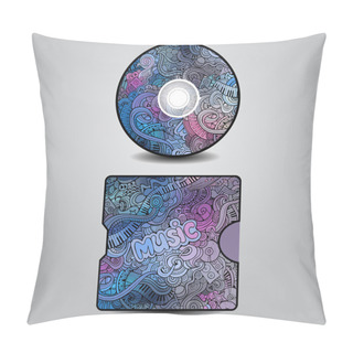 Personality  Vector CD Cover Design Pillow Covers