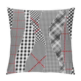 Personality  Glen Plaid Pattern. Pillow Covers