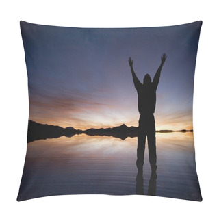 Personality  Man Walking On Water Pillow Covers