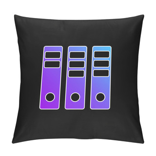 Personality  Archives Blue Gradient Vector Icon Pillow Covers