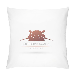Personality  Hippopotamus Label Pillow Covers