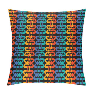 Personality  Colorful Native American Background Pillow Covers