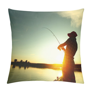 Personality  Fishing Pillow Covers