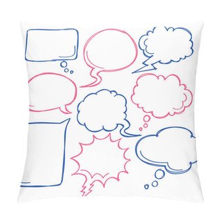 Personality  Comic Bubble Speech Pillow Covers