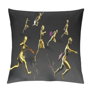 Personality  Group Of Shoppers Pillow Covers