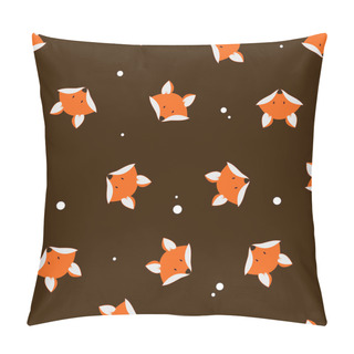 Personality  Cute Foxes Seamless Pattern Pillow Covers