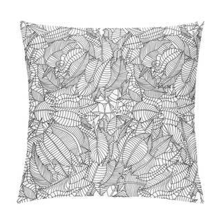 Personality  Leaf Background Pillow Covers