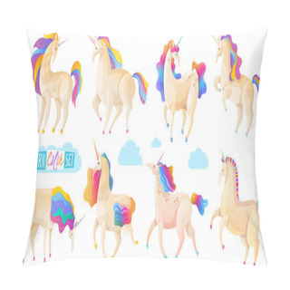 Personality  Collection Of Magic Unicorns Pillow Covers