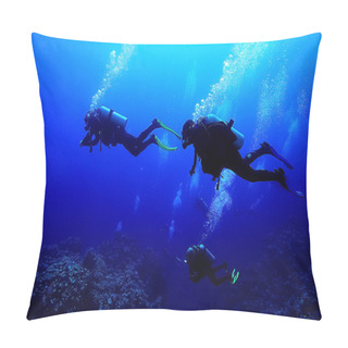 Personality  Freediving Scuba Photo Pillow Covers