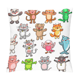 Personality  Cute Baby Animals Pillow Covers