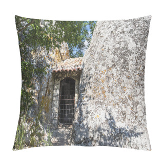 Personality  The Doors To The House In A Rock.  Pillow Covers