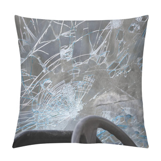 Personality  Smashed Windshield Pillow Covers
