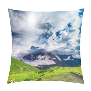Personality  Trekking In Nepal Pillow Covers