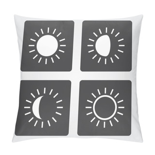 Personality  Website And Internet Icons: Light Intensity Pillow Covers