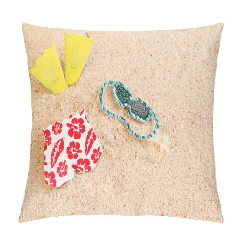 Personality  Bathing Suit On The Beach Pillow Covers