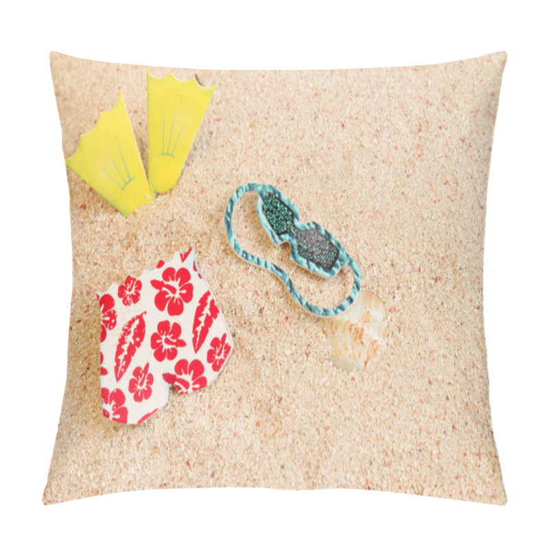 Personality  Bathing suit on the beach pillow covers