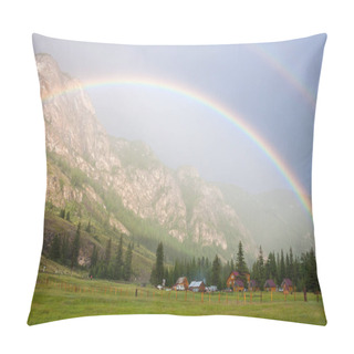 Personality  Rainbow After Rain In The Mountains Of The Altai Pillow Covers