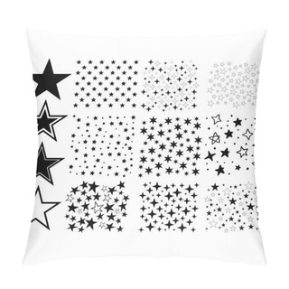 Personality  Star Pattern Seamless Drawing Vector Pillow Covers