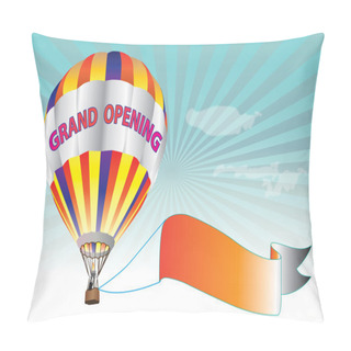Personality  Grand Opening Sign - Colorful Hot Air Balloon Pillow Covers