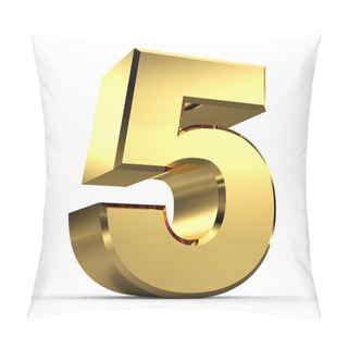 Personality  3D Golden Number Collection Pillow Covers