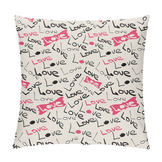 Personality  Seamless Love Pattern Pillow Covers
