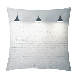 Personality  Room White Brick Grunge Wall Pillow Covers