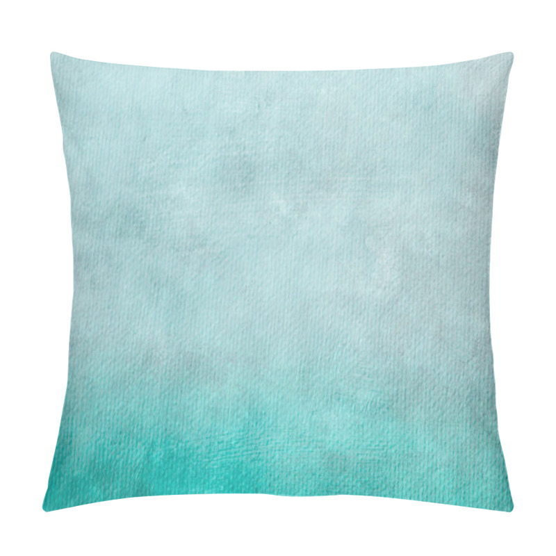 Personality  Blue abstract painting background on canvas texture  pillow covers