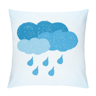 Personality  Weather - Dark Clouds And Rain Pillow Covers