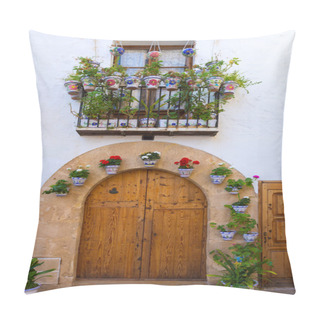 Personality  Javea Xabia Old Town Streets In Alicante Spain Pillow Covers