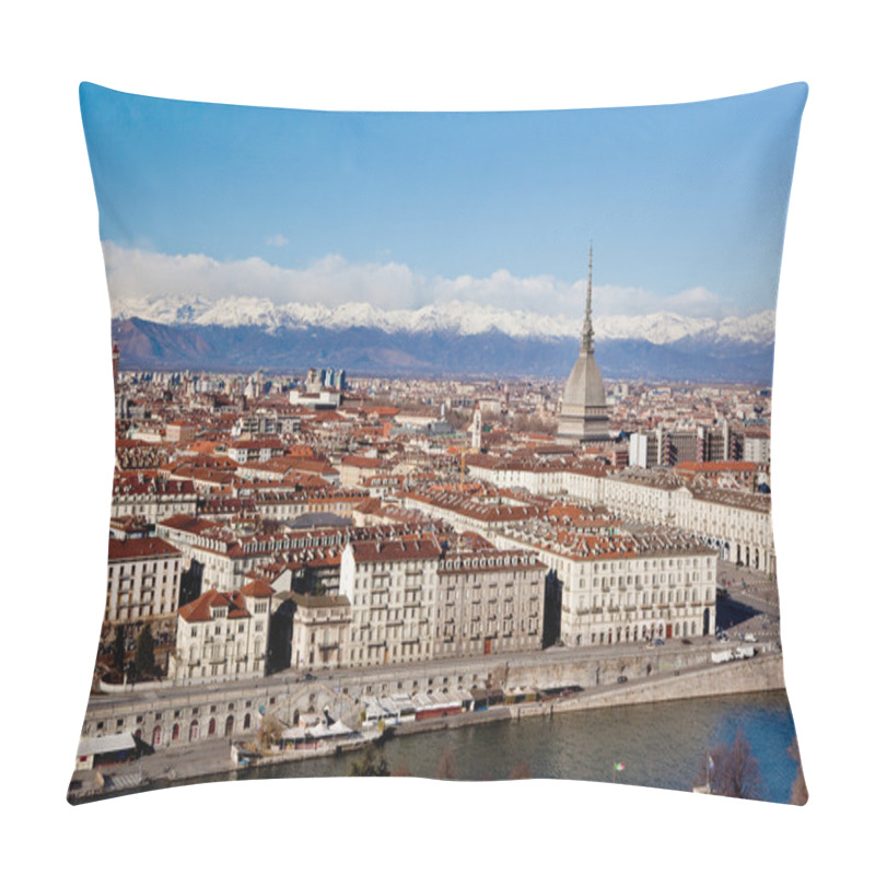 Personality  Turin Panoramic View Pillow Covers