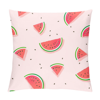 Personality  Watermelon Slices Vector Pattern. Pillow Covers