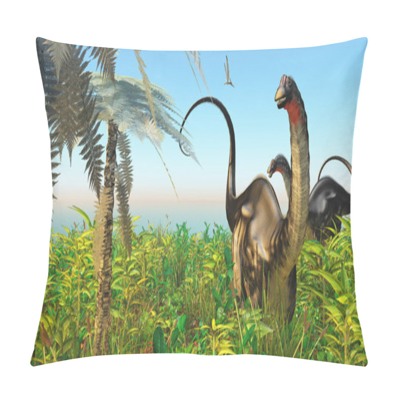 Personality  Apatosaurus Dinosaur Garden Pillow Covers
