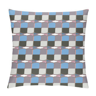 Personality Memphis Iconic Vector Pattern, Memphis Texture, Retro Pattern Vector, Seamless Geometric Pattern, Black And White Stripes Pattern Pillow Covers